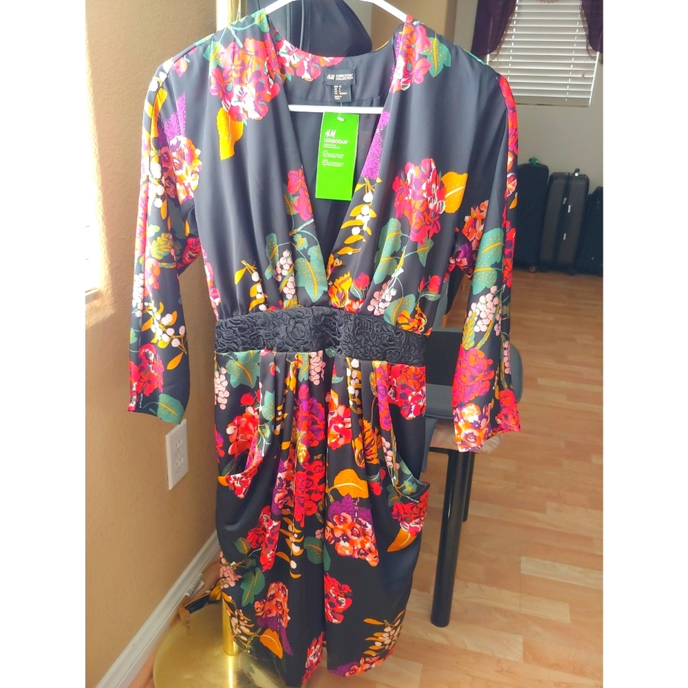 H&M Floral Dress with Pockets